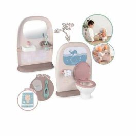 Smoby SMOB220380 Baby Nurse Juego de Imitación: Lavabo y WC para Muñecas