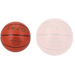 Rezo Balón de Baloncesto de Caucho, Talla 5, Marrón. Excelente y Versátil para Todos los Géneros