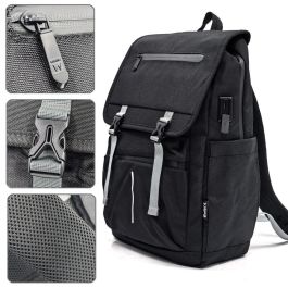 Ewent EW2537 Mochila Unisex Vintage para Portátil 16.1 pulgadas, Impermeable 27L rPET Antirrobo Ewent EW2537 Mochila Unisex Vintage para Portátil 16.1 pulgadas, Impermeable 27L rPET Antirrobo