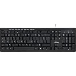 Bluestork BS-KB-MEDIAFIRST Teclado Multimedia con 10 Teclas, Diseño Elegante y Compacto, Membrana de Alta Calidad para Windows