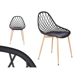 Silla Rejilla Negra Giftdecor 56X80CM (4 Unidades) Silla Rejilla Negra Giftdecor 56X80CM (4 Unidades)