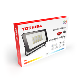 Toshiba Proyector LED IP65, 30W, 6500K, Color Negro