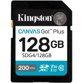 Kingston SDG4/128GB Tarjeta de Memoria SDXC CANVAS Go! Plus 128GB Clase 10 UHS-I U3 V30 200MB/s Lectura para Video 4K UHD y Cámaras DSLR Precio: 19.68999967. SKU: B1JX5PQ69S