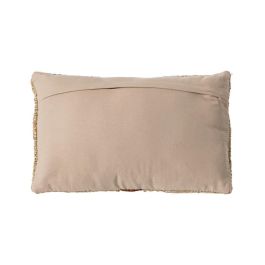 Cojín Beige-Teja Viscosa-Algodón 30 X 50 cm