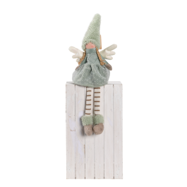 DKD Home Decor Figura Hada Decorativa de Navidad Fantasía Verde Poliéster Adorno 12 x 50 x 18 cm Precio: 9.5000004. SKU: B1DKLAVFX4