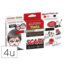 Alpino Barra de Maquillaje Scary Caja 4 Colores Surtidos con Pincel y Folleto Precio: 9.78999989. SKU: S8400387