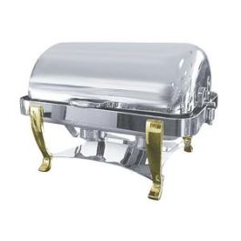 Chaffing-Dish Chaf.dish 1/1 Basic Dorado - Chafing Dish de Acero Inoxidable con Patas y Apertura de 180 Grados, Ideal para Buffet Precio: 282.49999954. SKU: B16GAN7H7E