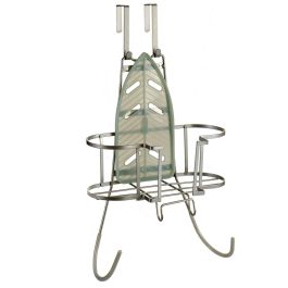 Soporte para Plancha y Tabla Kipit 13.5x42.5x30.5 cm Hierro y Silicona Color Plata (6 Unidades) Soporte para Plancha y Tabla Kipit 13.5x42.5x30.5 cm Hierro y Silicona Color Plata (6 Unidades)