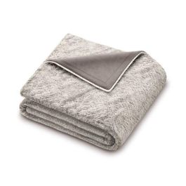 Beurer HD-75 Manta de Tacto Suave, 6 Niveles de Temperatura, Sistema de Seguridad BSS y Parada Automática, Gris