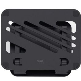 Trust Soporte elevador metálico plegable para portátil 25482, hasta 16", giratorio y altura ajustable