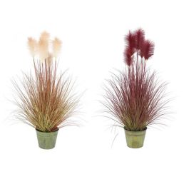 Planta DKD Home Decor Burdeos Naranja 30 x 106 x 30 cm (2 Unidades) Precio: 102.50000024. SKU: S3030603