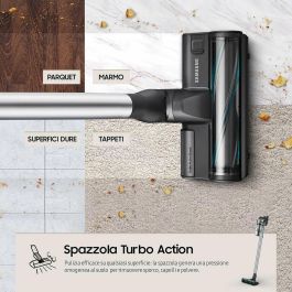 Samsung Jet 75E Pet VS20B75ACR5/WA - Aspirador Escoba sin Cable, 550W, 60 min Autonomía, Limpieza Mascota