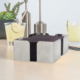 Servilletero Cocktail Acero 12x12x6 cm My Bar (24 Unidades) Servilletero Cocktail Acero 12x12x6 cm My Bar (24 Unidades)