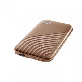 SANDISK MY PASSPORT TM SSD 500GB, GOLD, 1050MB/S READ, 1000MB/S WRITE, PC & MAC COMPATIABLE SANDISK MY PASSPORT TM SSD 500GB, GOLD, 1050MB/S READ, 1000MB/S WRITE, PC & MAC COMPATIABLE
