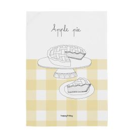 Paño de Cocina HappyFriday Apple pie Multicolor 70 x 50 cm (2 Unidades)