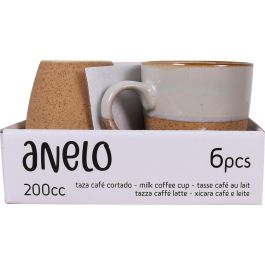 La Mediterranea Taza Café Cortado Anelo 200 cc (36 Unidades)