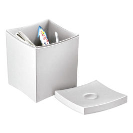 Cep Caja para infusiones con tapa desmontable, poliestireno, 90x90x115 mm