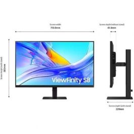 Monitor Profesional Samsung ViewFinity S8 S80UD S32D800UAU 32"/ 4K/ Regulable en altura/ Negro Monitor Profesional Samsung ViewFinity S8 S80UD S32D800UAU 32"/ 4K/ Regulable en altura/ Negro