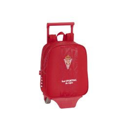 Cartera Escolar Safta Con Carro Sporting De Gijon 220x280x100 mm