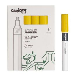 Rotulador Acrilico Carioca Plus Caja De 6 Amarillo Precio: 10.50000006. SKU: B1BE35F86F