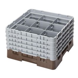 CAMBRO - 9S958-168 - Cesta de lavado 9 comp. 5 alturas - 14,8 cm Ø máx. - alt. máx. 25,8 cm - 50 x 50 x 30,8 cm - Azul Precio: 111.4999996. SKU: B15KYGJLJ4
