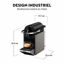 Cafetera Nespresso Krups Pixie Titanio YY5290FD