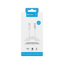 Sandberg Cable USB-C a C USB4 240W 40Gbps, 2 Metros