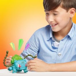 Mega Construx Pokémon Bulbasaur Set de Ladrillos de Construcción Articulado, 175 piezas, 10+ cm, Edad 7+