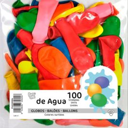 Party Time 100 Globos de Látex Surtidos para Agua y Fiestas
