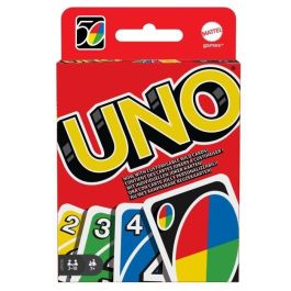 Mattel Juego de Cartas Uno Original Baraja de Mesa Familiar para Niños y Adultos | A partir de 5 años | Idiomas Español y Portugués