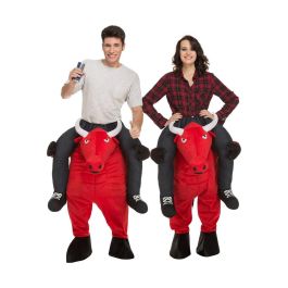 Disfraz ride-on toro rojo talla one size adult