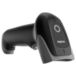Approx appLS22WS Lector de Código de Barras 1D/2D/QR Inalámbrico USB Bluetooth RF Escanea en Pantallas y Papel Dañados IP52 12h Batería 100m Alcance RF