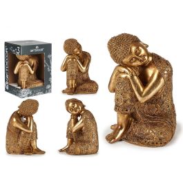 Buda Sentado Lateral Resina Dorado 32Cm Giftdecor (4 Unidades) Precio: 96.8899998. SKU: B172PWSHAD