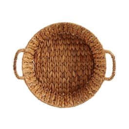 Giftdecor Centro de Mesa Redondo de Paja Alto con Asas, Marrón, 39.5x16.5x35 cm (12 Unidades) Giftdecor Centro de Mesa Redondo de Paja Alto con Asas, Marrón, 39.5x16.5x35 cm (12 Unidades)