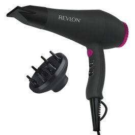 Revlon RVDR5251E Secador de Pelo Perfect Heat 2000W Motor AC 2 Velocidades Negro/Rosa