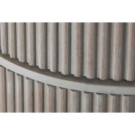 DKD Home Decor Vitrina Sixties Gris Negro 177 x 40 x 180 cm con 6 Puertas y 8 Estanterías