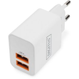 Digitus Cargador USB de 2 puertos USB-A, 15.5W, para Smartphone, Interior, Corriente Alterna, Blanco Precio: 27.50000033. SKU: B1JXVNH6BX