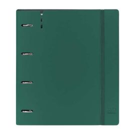 Carpeta Con Recambio Safta Din A4 Cuadro 5 mm Polipropileno Foam 4 Anillas 35 mm Verde Oscuro Carpeta Con Recambio Safta Din A4 Cuadro 5 mm Polipropileno Foam 4 Anillas 35 mm Verde Oscuro
