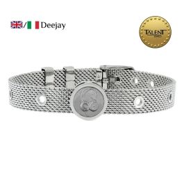 Pulsera Unisex Deejay Talent Jewels TJA-4-05-03-1-235 Plateado