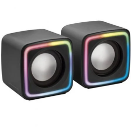 Mars Gaming Altavoces MSCUBE 8W 2.0 Negros USB Alimentación RGB DSP Sonido Espacial Precio: 12.50000059. SKU: S0233319