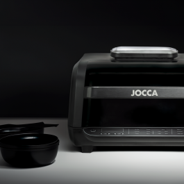 Jocca Freidora de Aire Digital Multifuncional 7L 1700W con 8 Programas, Pantalla LED Táctil y Accesorios Incluidos Jocca Freidora de Aire Digital Multifuncional 7L 1700W con 8 Programas, Pantalla LED Táctil y Accesorios Incluidos