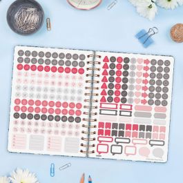 Finocam 760063126 Agenda 2026 YOU E10 Día Página 155x212mm Cotton Espiral, Tapa Dura Antirrayaduras, 12 Meses