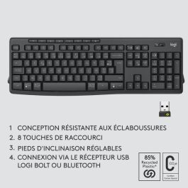 Logitech MK370 Combo Teclado y Mouse Inalámbrico para Negocios Idioma Inglés (EE.UU)