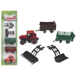 Rama Tractor Retrofricción con 2 Remolques 13.5x44x3.8 cm