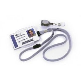 DURABLE Cinta para identificador textil 8119-10, 10mm, Gris, Caja de 10 unidades