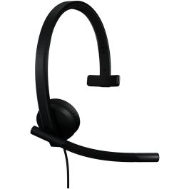 Logitech H570E Auriculares USB-C Mono para Oficina/Centro de Llamadas Diadema Alámbrica con Micrófono y Control de Volumen