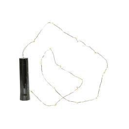 Lumineo Tapon Guirnalda Micro Led para Botella 15 Leds Luz Calida con Temporizador 1xAA