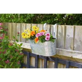 Jardinera colgante - Acero galvanizado - 30 cm - SMART GARDEN