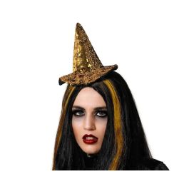 Diadema De Bruja Dorado Brillante Lentejuelas - Accesorio para Halloween, Carnavales y Disfraces de Fantasía Precio: 1.5900005. SKU: S1131764