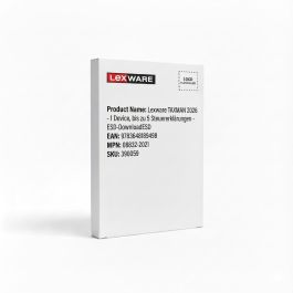 Lexware Taxman 2026 - 1 Dispositivo, hasta 5 Declaraciones de Impuestos - Descarga ESD Precio: 45.99349755. SKU: B1EFGKEW4M